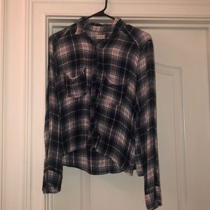 Cropped flannel
